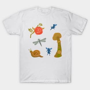 Woodland folk sticker pack T-Shirt